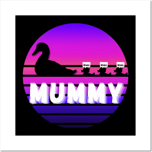 Duck mummy Posters and Art